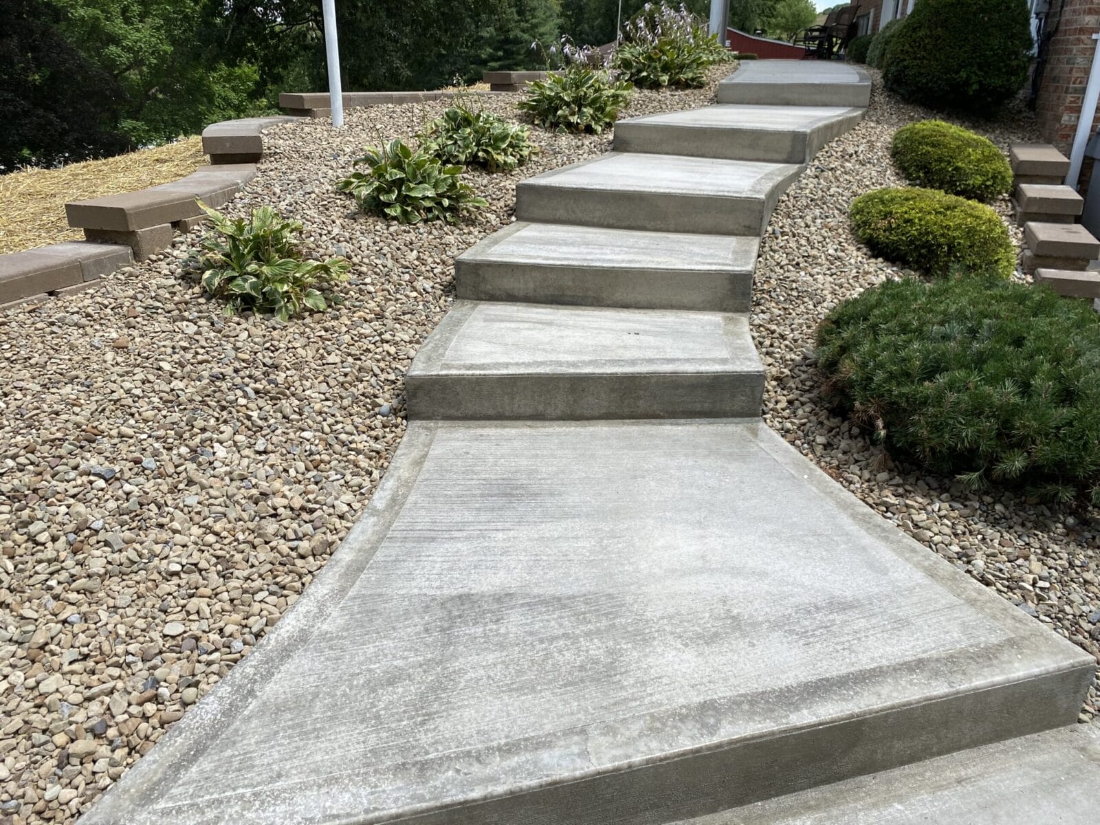 New concrete steps
